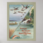 Fishing and Hunting along the North-Western Line Print