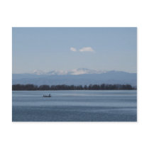 Fishing at Barr Lake State Park Colorado Postcard