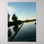 Fishing at Dusk Print