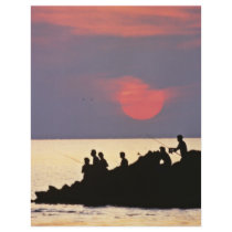 Fishing at Sunset Flyer Design