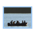 Fishing at Sunset Postcard by hopefulone Fishing at Sunset Postcard