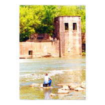 Fishing at the Old Mill posters