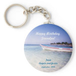 Fishing Birthday Keychain