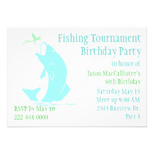 Fishing Birthday Party Invitation