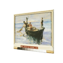 Fishing Boat, 1881 Canvas Print