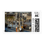 Fishing Boat Docked at Morro Bay, CA Stamp