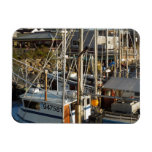 Fishing Boat Docked at Morro Bay, CA Vinyl Magnets