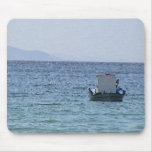 Fishing boat mouse pads