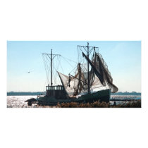 fishing boat photo cards
