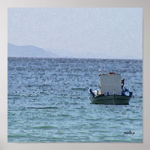 Fishing boat posters