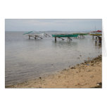 Fishing boats greeting cards