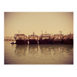 Fishing boats in Fahaheel, Kuwait Postcard