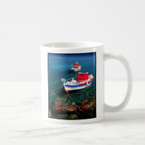 Fishing boats in the Cyclades mugs