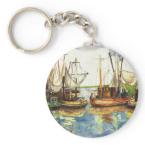 Fishing Boats Key Chains