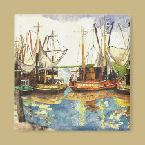 Fishing Boats magnets