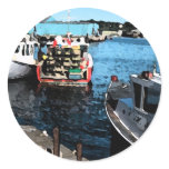 Fishing Boats Painting stickers