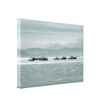 Fishing Boats Stretched Canvas Print
