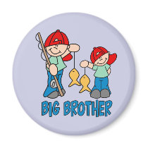 Fishing Buddies Big Brother Magnets
