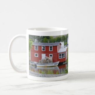 Fishing Buildings Newfoundland Souvenir Mug mug