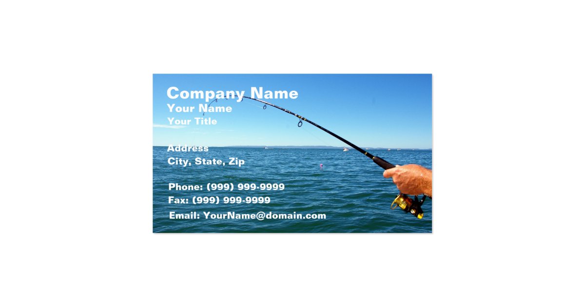 Fishing Business Card Zazzle