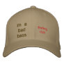 fishing club embroidered hat