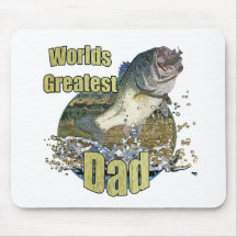 Fishing dad mousepads