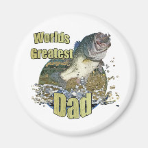 Fishing Dad Refrigerator Magnets