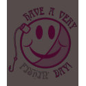 Fishing Day Pink t-shirts by BloomingBouTees Fishing Day Pink t-shirts