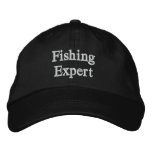 Fishing Expert Embroidered Hats