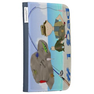 Fishing Father's Day Caseable Kindle Folio Kindle 3G Cases