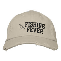 Fishing Fever Embroidered Hat embroidered hats
