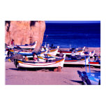 Fishing fleet, The Algarve, Portugal Poster