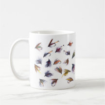 fishing flies coffee mugs