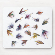 fishing flies mousepad