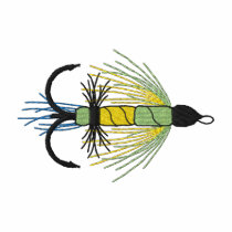 Fishing Fly embroidered shirts