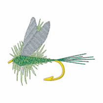 Fishing Fly embroidered shirts by ZazzleEmbroidery Fishing Fly embroidered shirts