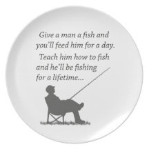 Fishing for a Lifetime Party Plate
