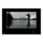 Fishing for coho in BC Posters