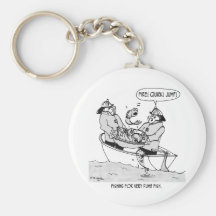 Fishing For Dumb Fish Key Chain