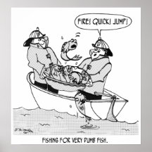 Fishing For Dumb Fish Poster
