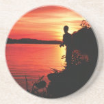 Fishing For SunFish Drink Coasters