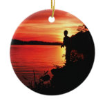 Fishing For SunFish Ornaments