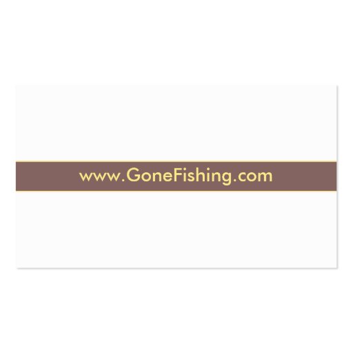 Fishing Guide Business Card (back side)