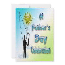 Fishing - Happy Father's Day Invitation