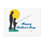 Fishing Happy Father's Day Postcards