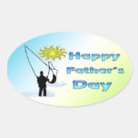 Fishing - Happy Father's Day Sticker