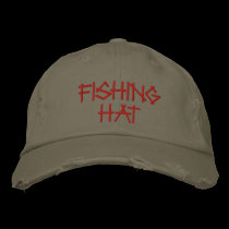 FISHING HAT embroidered hats