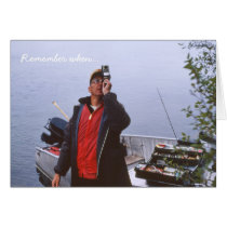 Fishing Home Movie Greeting Card cards