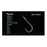 Fishing hook business card