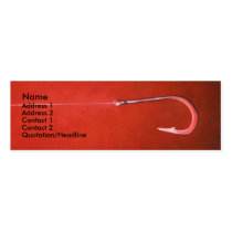 Fishing Hook Business Cards business cards
